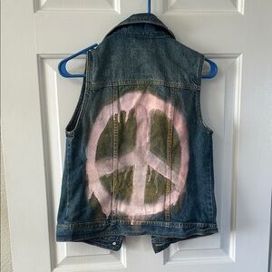 Mossimo Supply Co. Blue Denim Vest